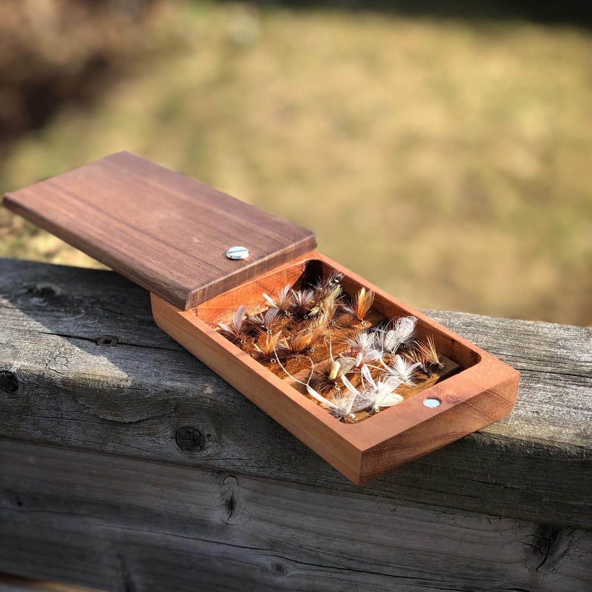 Cedar Fly Box - Shop Fly Fishing Gear - Timber and Fins – TimberAndFins