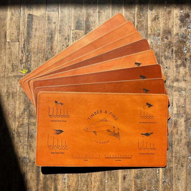 Fly Tying Mat — Salmon Flies Edition