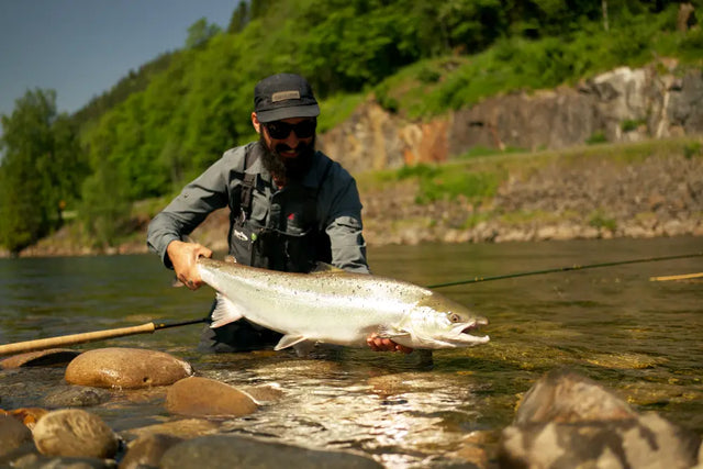 An atypical family trip to the Gaula River