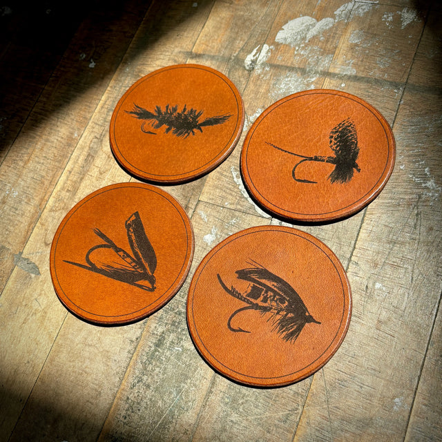 Coasters - Heritage Flies(Set of 4).