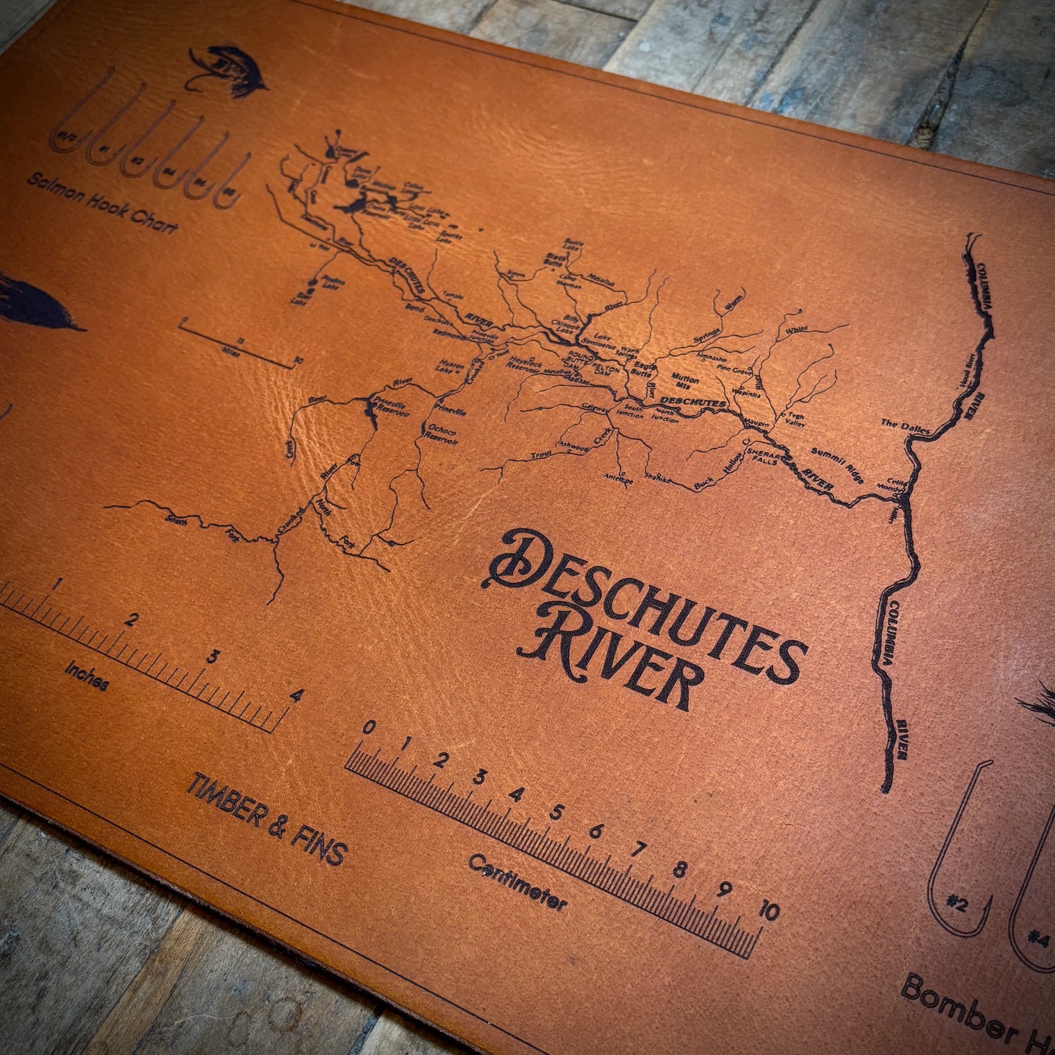 Fly Tying Mat — Deschutes Edition
