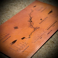 Fly Tying Mat — Flowers River Edition