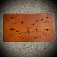 Fly Tying Mat — Flowers River Edition
