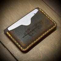 Horween Minimalist Wallet — NFL Football Leather