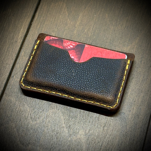 Horween Minimalist Wallet — NFL Football Leather