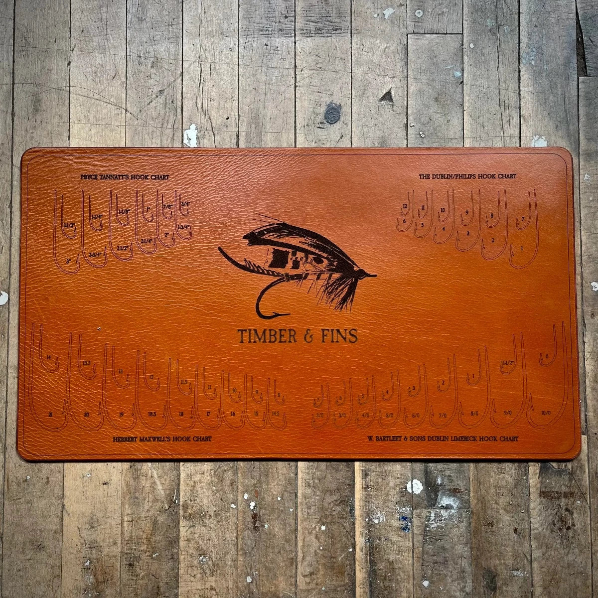 Heritage Fly Tying Leather Mat TimberAndFins