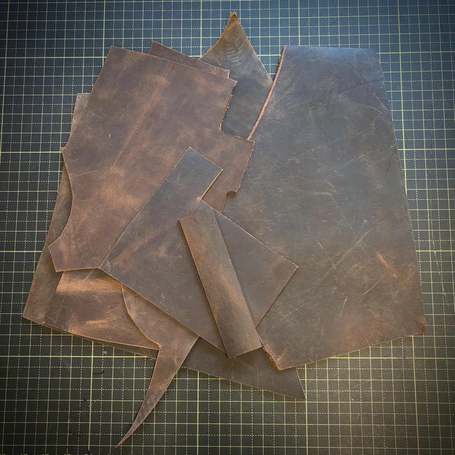 S.B. Foot “Hillbilly” Leather Offcuts - 1 Pound