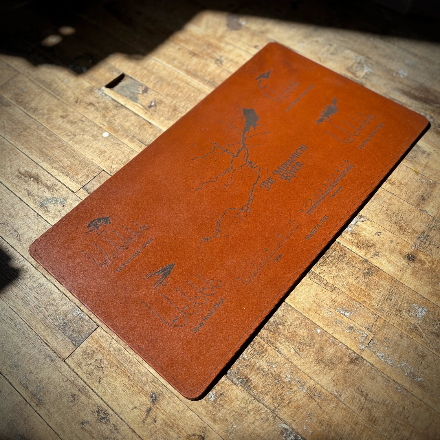 Fly Tying Mat — Miramichi Edition
