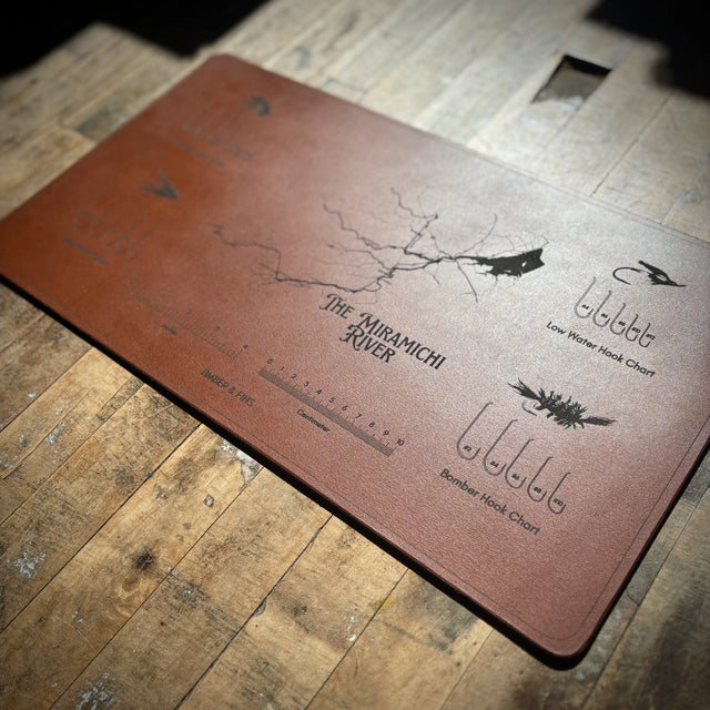 Fly Tying Mat — Miramichi Edition