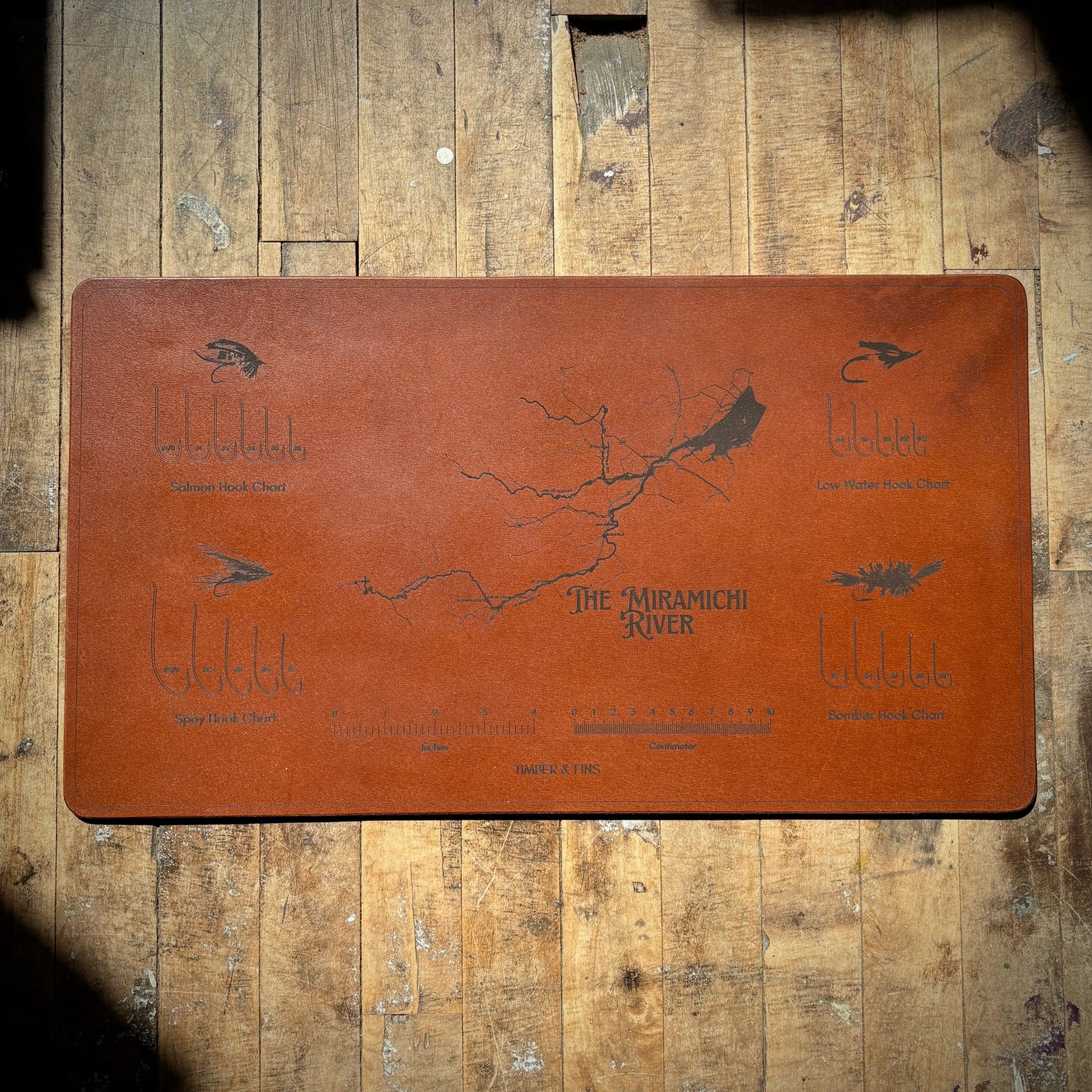 Fly Tying Mat — Miramichi Edition