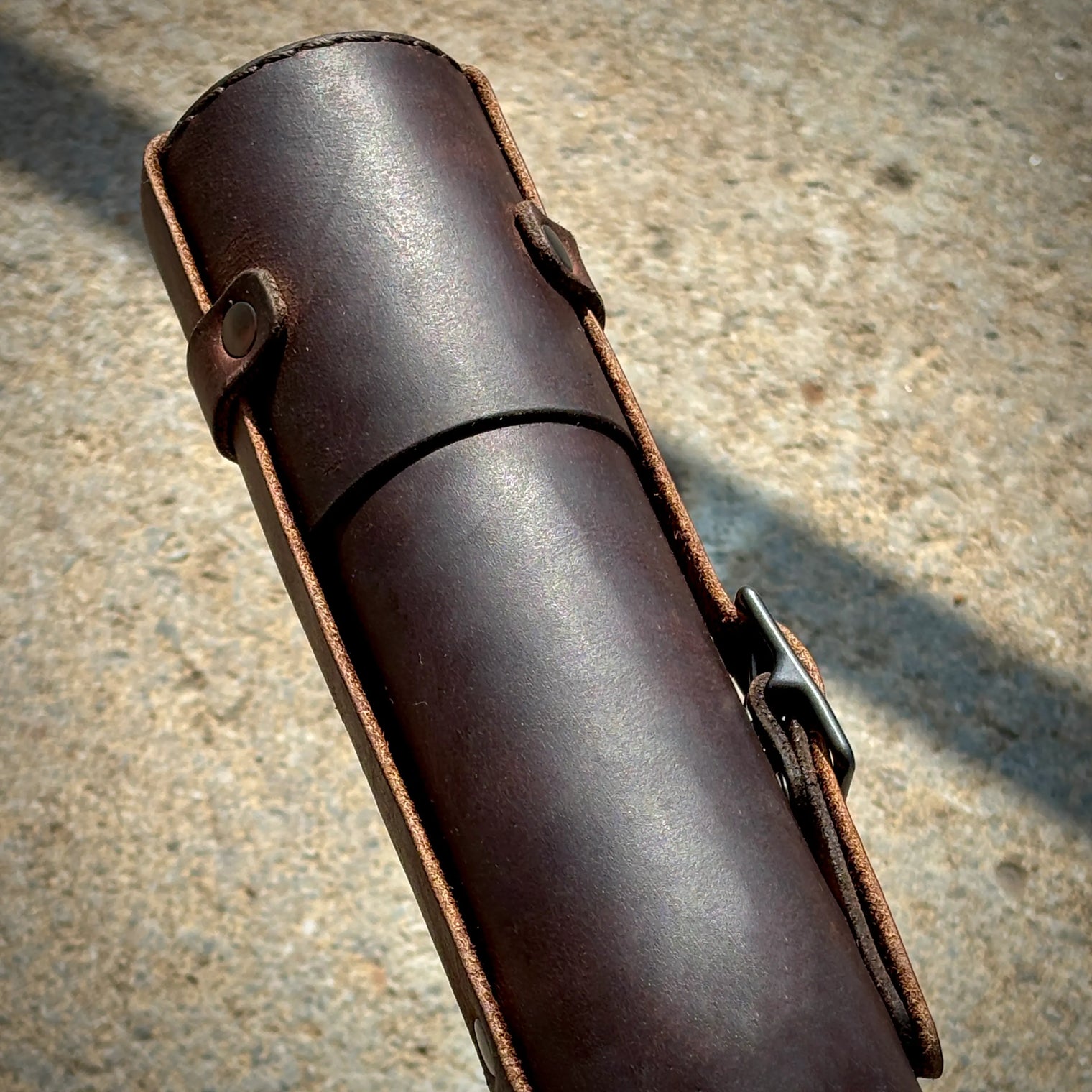 S.B.Foot Leather Rod Tube