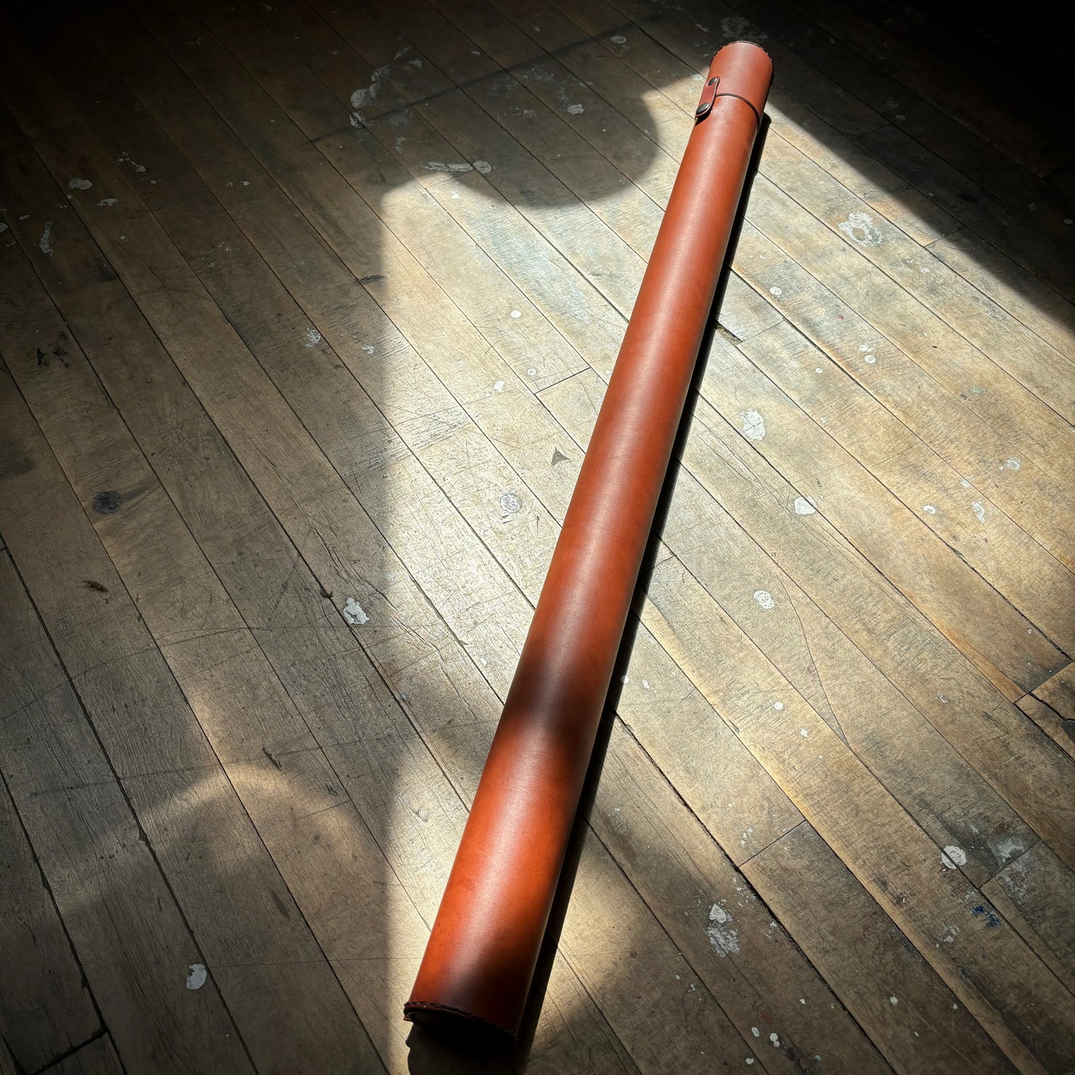 Leather Rod Tube