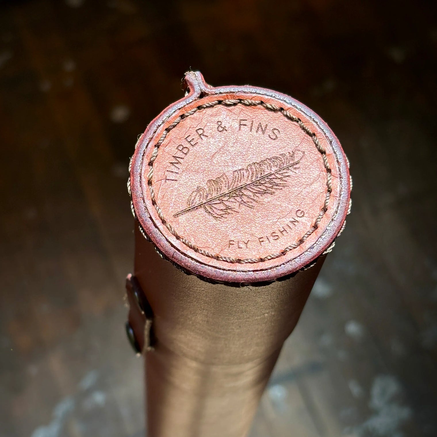 Leather Rod Tube