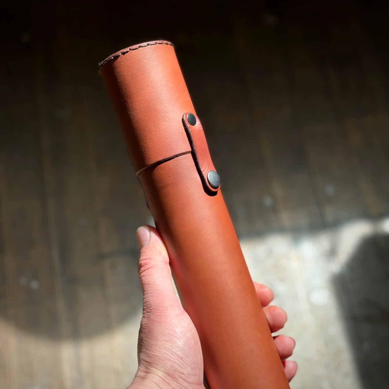 Leather Rod Tube