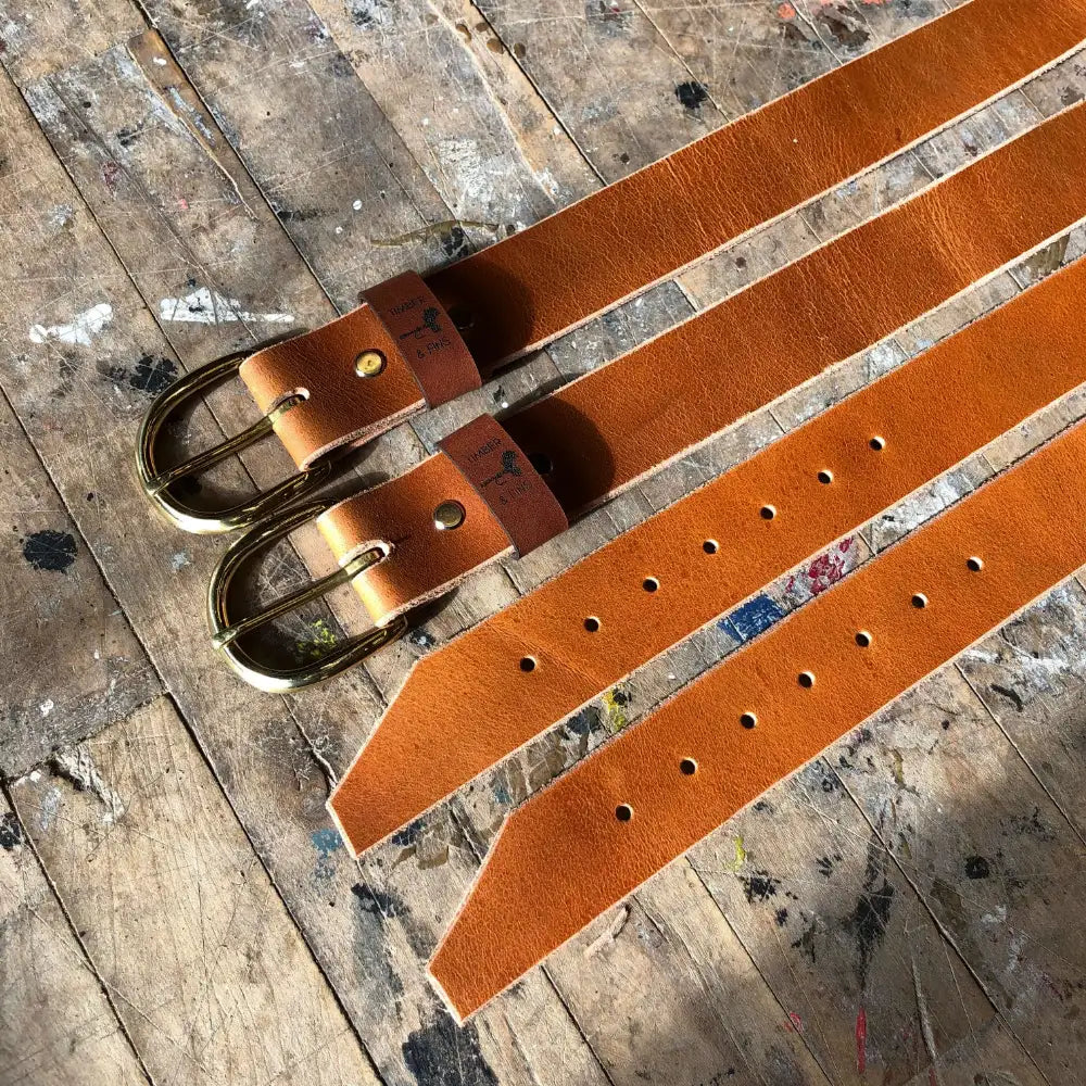 Buffalo Leather Belt – TimberAndFins