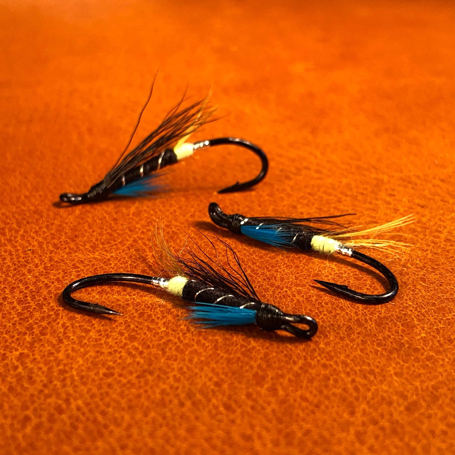 Blue Charm (Moose Wing - Dark) - Tied by Kenzie Kozera