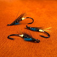 Blue Charm (Moose Wing - Dark) - Tied by Kenzie Kozera