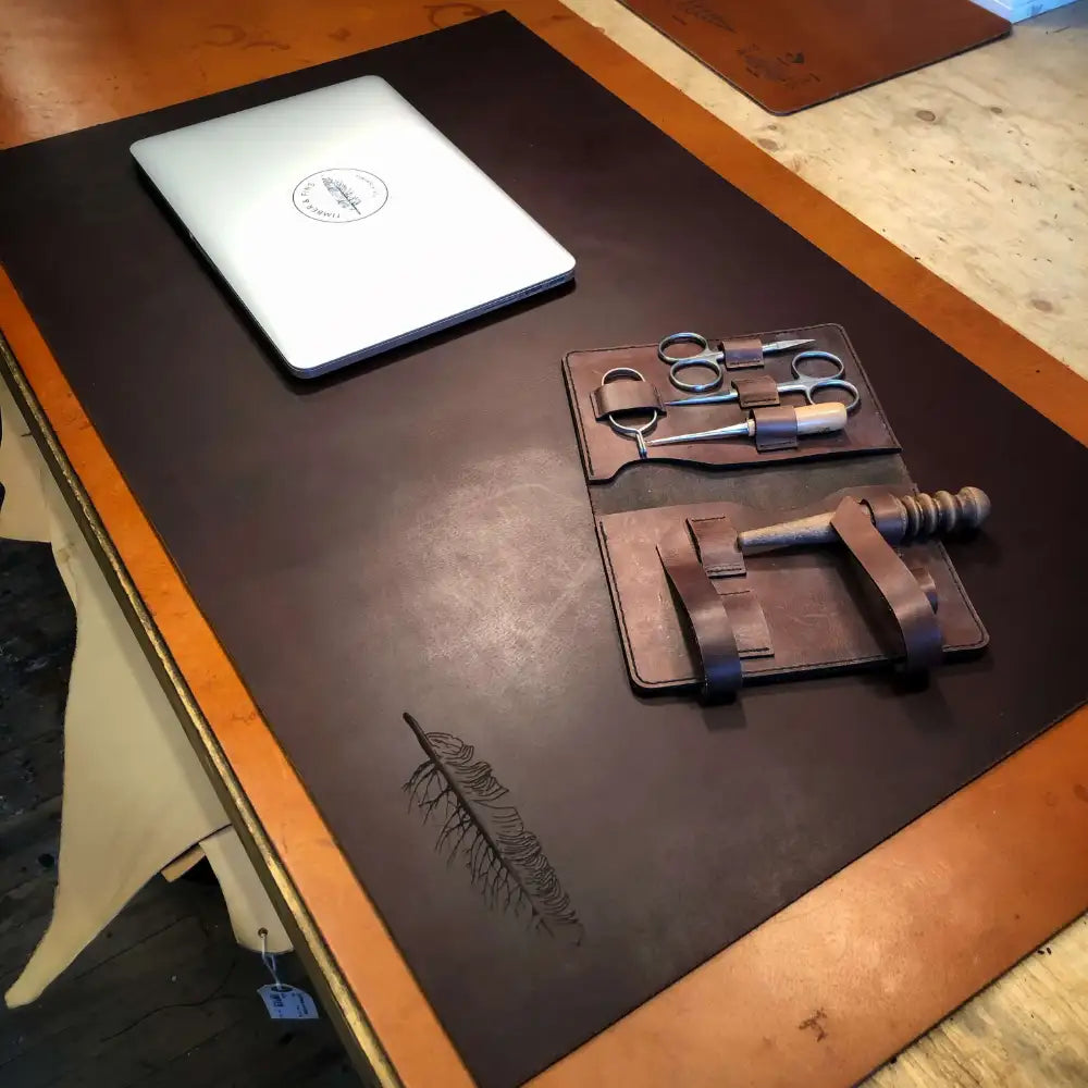Leather Desk Mat — Large