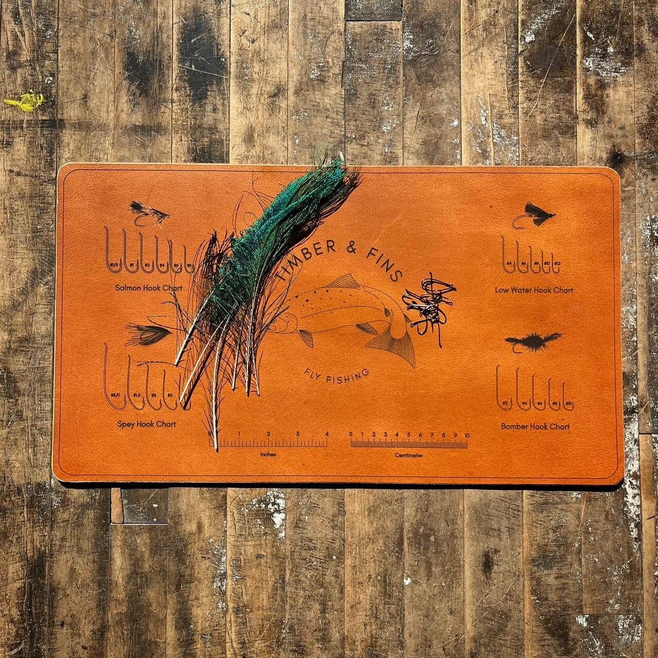 Fly Tying Mat — Salmon Flies Edition