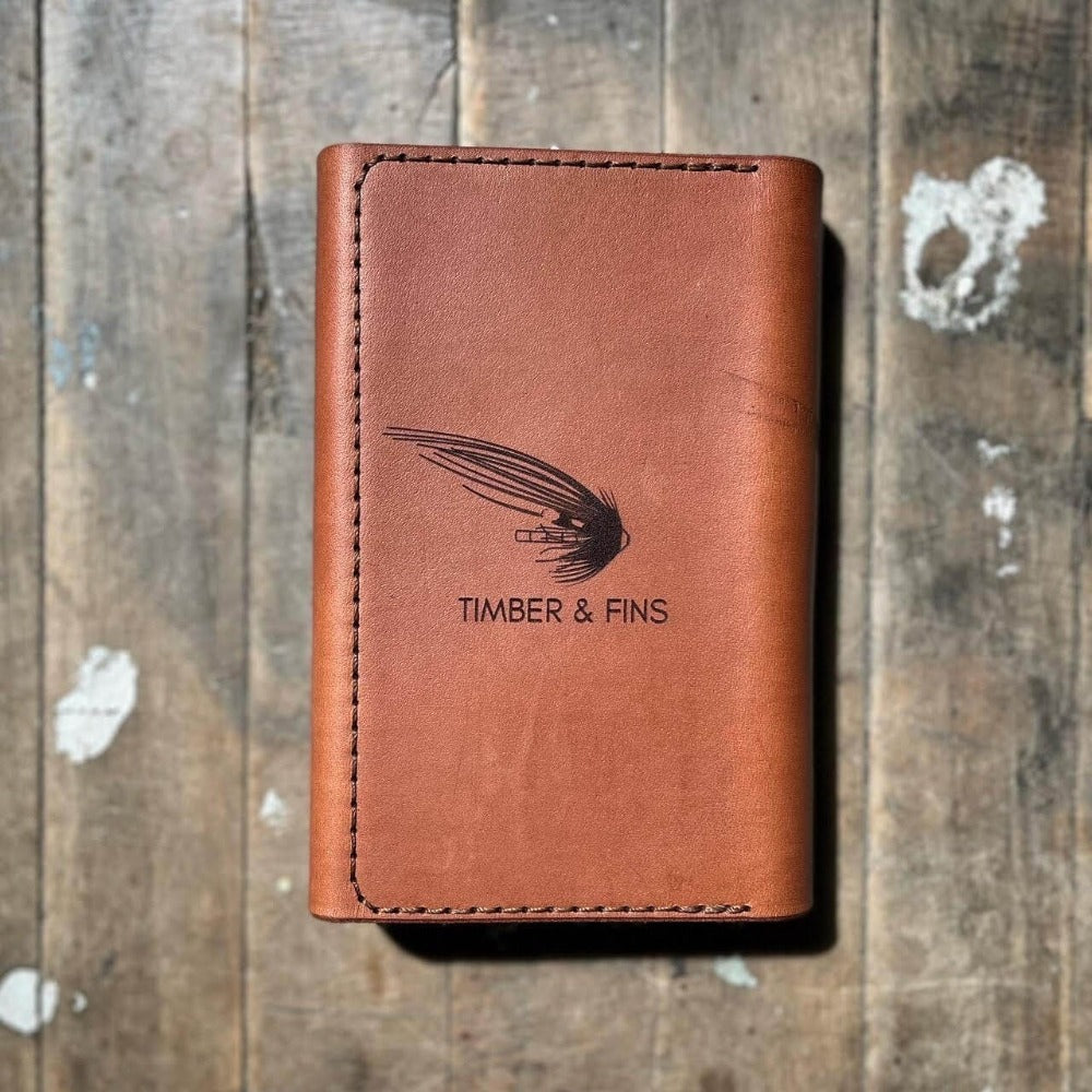 Small Tube Fly Wallet LIGHT BROWN