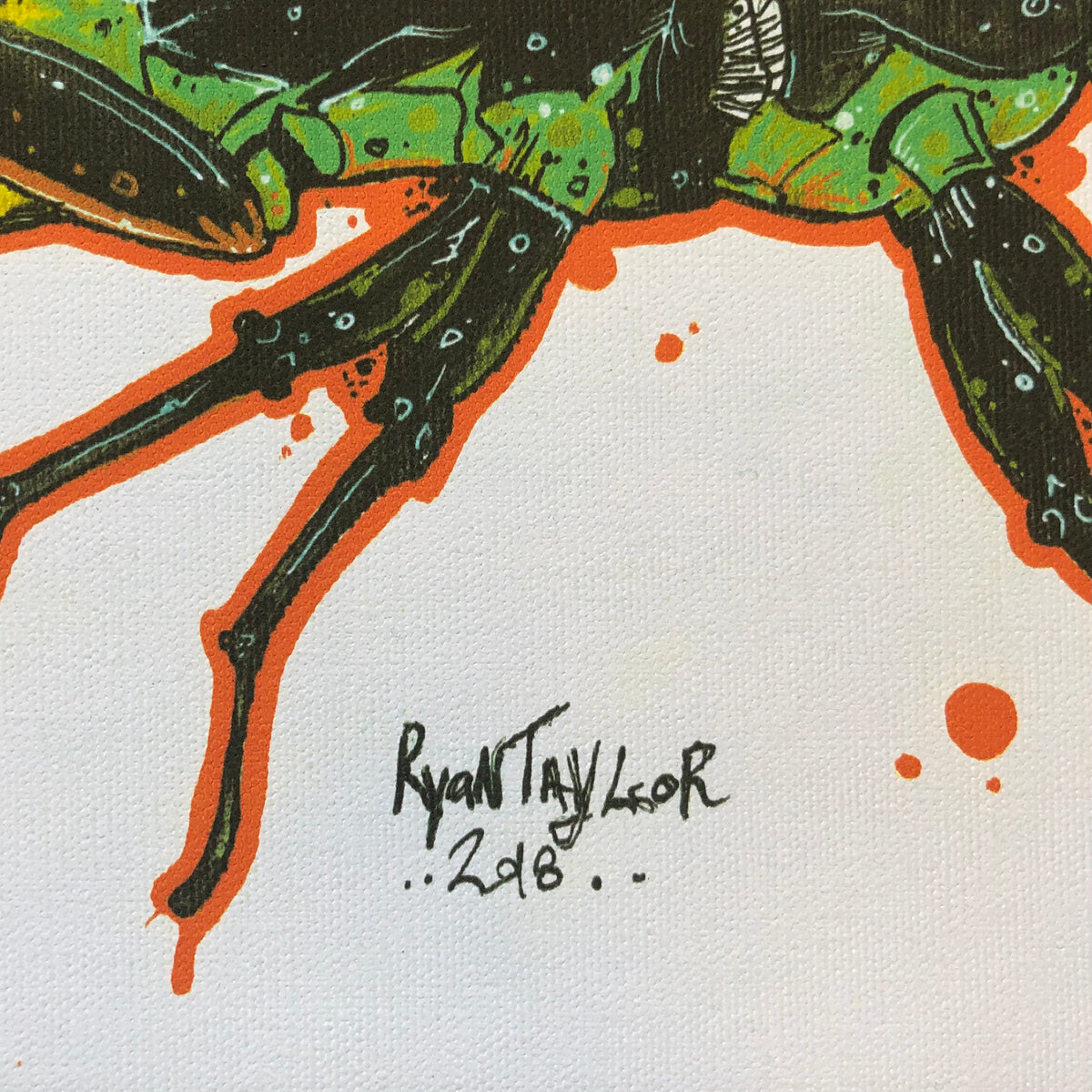 Impressions sur toile limitées Zombie Stone (tirage limité à 25 exemplaires).