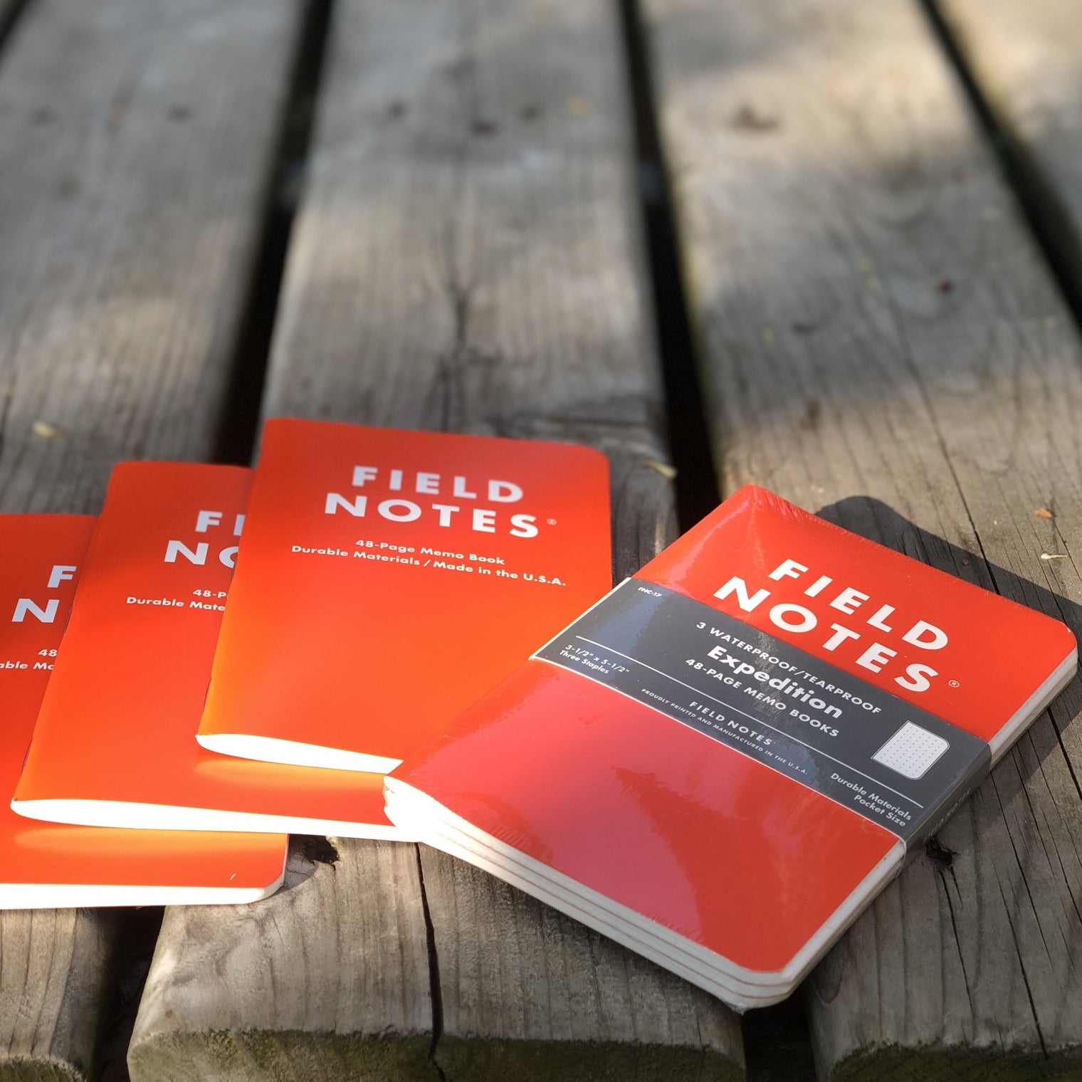 Pack of 3 Waterproof Expedition Field Notes. - TimberAndFins